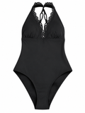 M&S Black Cut-Out Detail One-Piece Swimsuit – Size UK 10 ladies