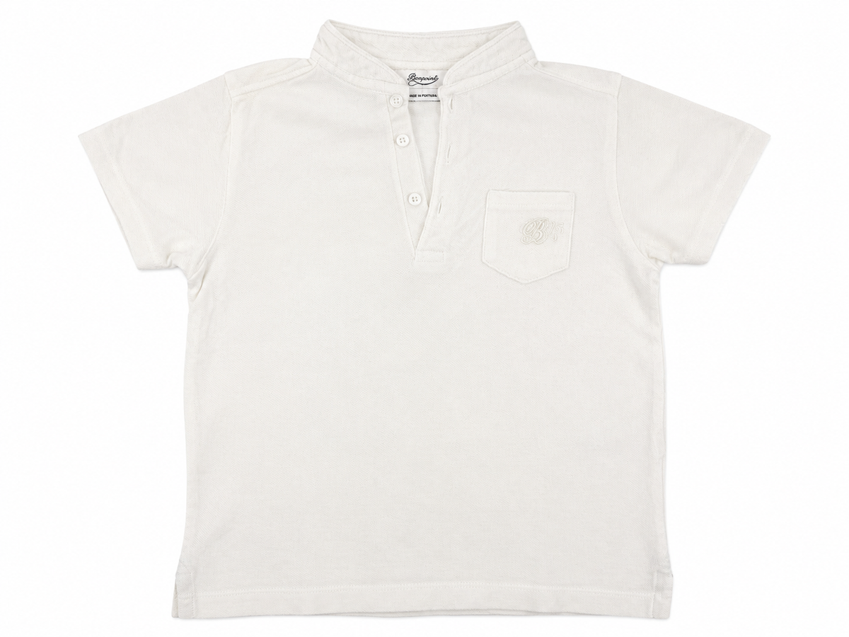 Bonpoint Boys’ Piqué Polo T-Shirt 4 yards children