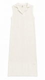 AlphaTauri Sleeveless Knit Midi Dress – White – Size S ladies