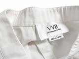 VVB Victoria Beckham White Mini Shirtdress size UK 8 US 4 S small ladies