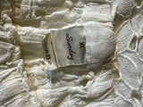 SUNDAY SAINT-TROPEZ WHITE BRODERIE ANGLAISE PANTS TROUSERS SIZE XL LADIES