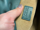 Loewe Mini Flamenco Knot Clutch Bag – Vetiver Green Soft Nappa Leather ladies