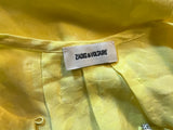Zadig & Voltaire Rodji Silk Yellow Dress Size M medium ladies