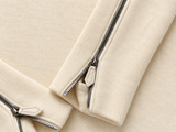 Hermès Cream Cashmere & Wool Cowl Neck Jumper – Size F 36 ladies