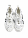 Emporio Armani White Logo Trainers EU 25 children