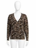 Zadig & Voltaire Bruny Tiger Cashmere Sweater Jumper Pullover Size S/M LADIES