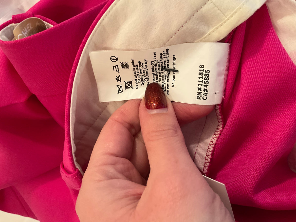 Michael Kors Pink Virgin Wool tailored trousers pants size US 6 UK 10 ladies