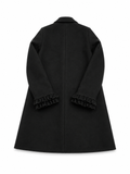 Gucci Black Wool Coat with GG Pearl Buttons – IT 34 / XXS ladies