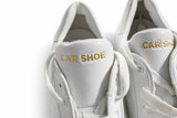 Car Shoe The Original White Leather Snackers Trainers Size 38 UK 5 US 8 ladies