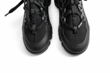 Christina Dior D-Connect  Black Neoprene and PVC Low Top Sneakers Size 39 ladies