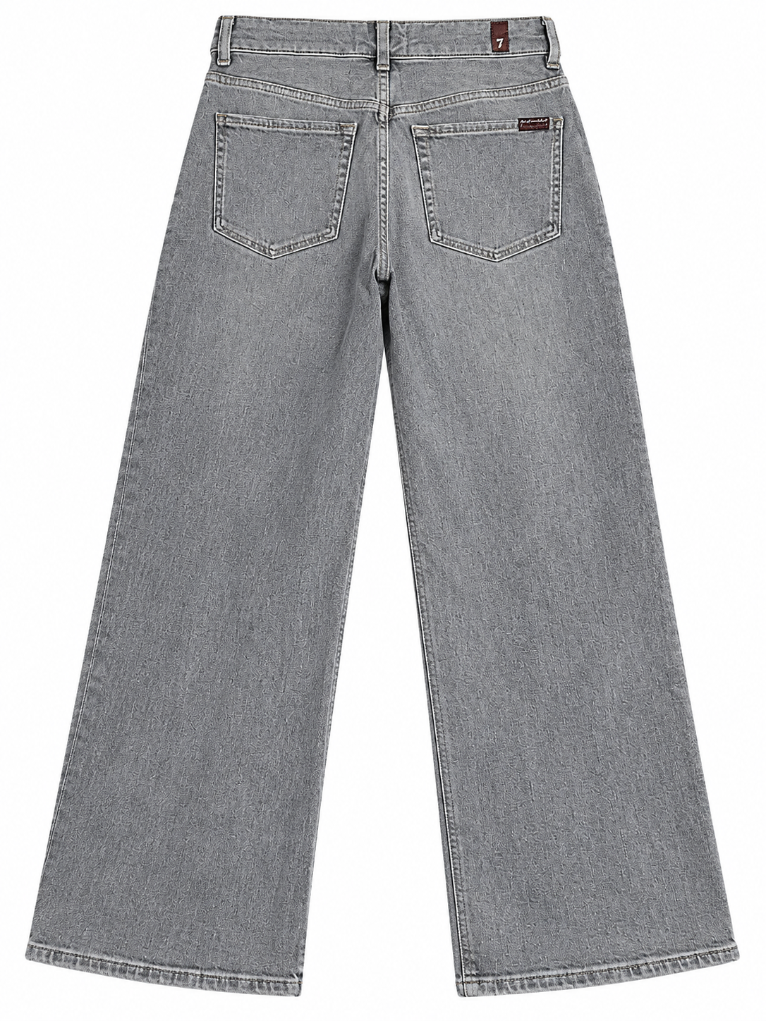 7 For All Mankind Women’s Calie Straight Ankle Jeans – Silver Wash, Size 28 ladies