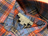 BONPOINT BOYS RED & BLUE COTTON CHECK SHIRT SIZE 4 YEARS. CHILDREN