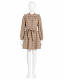 Bonpoint Girls Plaid Belted Dress – Size 12A ladies