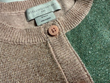 Stella McCartney Kids Sparkly Colour-Block Cardigan 12 years old children