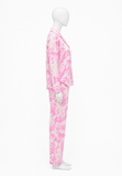 Desmond & Dempsey Pink Toile Print Pajama Set – Size M ladies