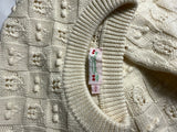 Bonpoint ivory cherry knit jumper sweater size 10 years children
