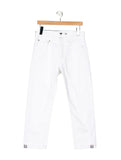 Christian Dior White Denim Folded Hem Jeans Size F 36 UK 8 US 4 ladies