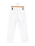 Christian Dior White Denim Folded Hem Jeans Size F 36 UK 8 US 4 ladies