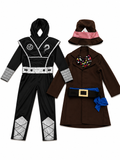 Children’s Fancy Dress Costume Set of 2– Ninja & Mad Hatter children