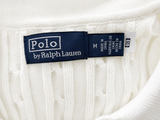 Polo by Ralph Lauren Cable Knit Polo Dress – White – Size M ladies