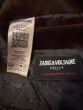 Zadig & Voltaire Vavy Velvet Blazer + Prevy Velours Trousers Suit Size 40-42 ladies