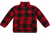 Quiksilver Boys’ Sherpa Fleece Half-Zip Pullover – Size M / Age 12 years children