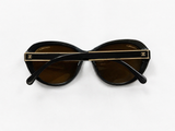 CHANEL Black Gold Acetate Frame Polarized Sunglasses - 5269 ladies
