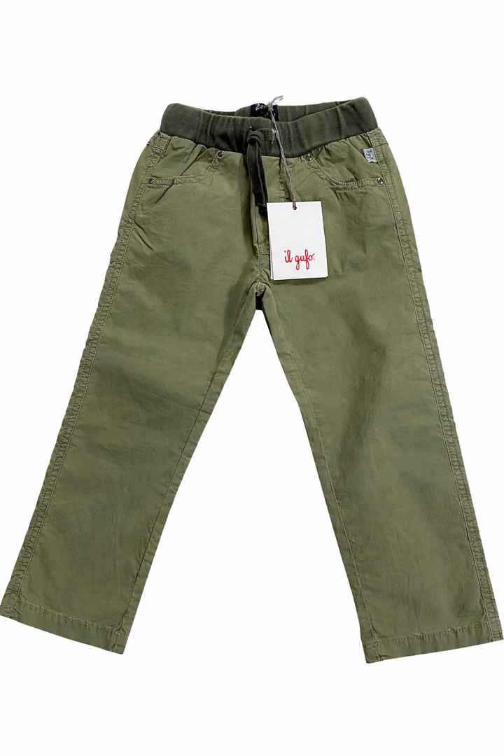 IL GUFO BOYS' KHAKI AMAZING PANTS TROUSERS SIZE 3 YEARS CHILDREN