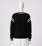 CHANEL 2022 CC Cashmere Sweater Jumper Size F 38 ladies