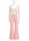 Gabriela Hearst Ribbed Cashmere & Silk Twin Set ladies