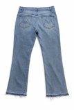 Mother Superior Jeans The Hustler Ankle Undone Hem "On My Feet" Size M ladies