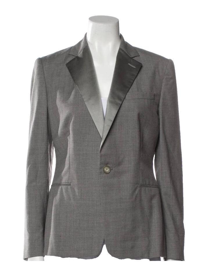 Ralph Lauren Collection Purple Label Wool Tuxedo Jacket Blazer US 6 UK 10 ladies