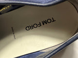 Tom Ford Navy Blue Suede Low-Top Trainers – Size US 9 / EU 42/ UK 8 men