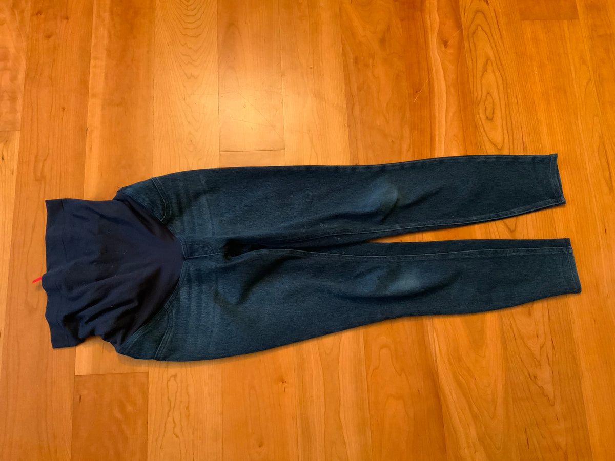 SPANX Mama Jean-ish Leggings Maternity Jeans Denim Size S/P small ladies