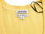 Jaeger Extra Fine Merino Wool V-Neck Jumper size M medium ladies