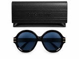 Christian Dior DiorSignature R1U Black Oversized Round Sunglasses ladies