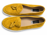 Fratelli Rossetti ONE Yellow Suede Tassel Loafers – Size 39 ladies