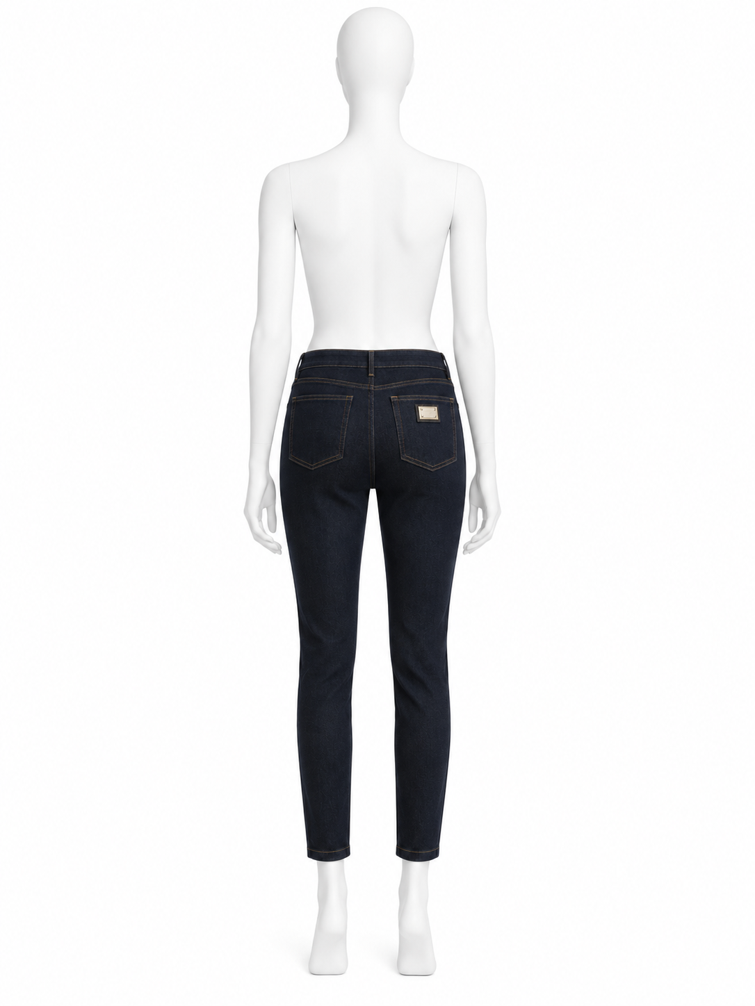 Dolce & Gabbana Deep Blue Stretch Denim Grace Jeans – Approx. Size M / UK 10 ladies