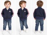 Moncler Kids Maglia Cardigan Navy Zip-Up Sweatshirt Age 2 / 92cm children