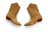 Polo Ralph Lauren Texan boots in suede leather size 8B 38 ladies