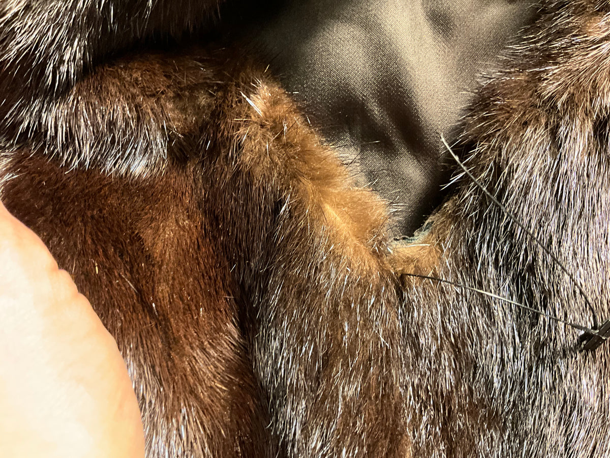 Custom-Made Brown Mink Fur Vest ladies