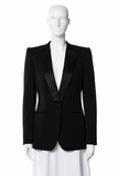 TOM FORD SINGLE BREASTED SHAWL LAPEL CROPPED TUXEDO JACKET BLAZER Size I 38 XS Ladies