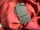 Zadig & Voltaire Ramasco 100% Silk Jacquard Dress size M medium ladies
