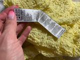 M&S Pale Yellow Textured Shirred Camisole Top – Size UK 12 ladies
