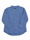 Il Gufo Set of 2 – Linen Shirt & French Bulldog Sweatshirt – 3A (98 cm) children