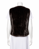 Custom-Made Brown Mink Fur Vest ladies