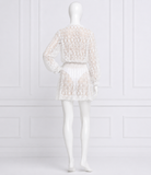 Melissa Odabash Lara Embroidered Georgette Mini Dress size M medium ladies