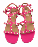 Valentino Garavani Rockstud Flat Gladiator Sandals – Size 39 ladies