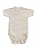 Petit Bateau Organic Cotton Wrap Bodysuit 6 months children