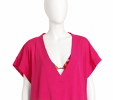 ERES Renée Relaxed V-Neck Cover-Up Dress ladies